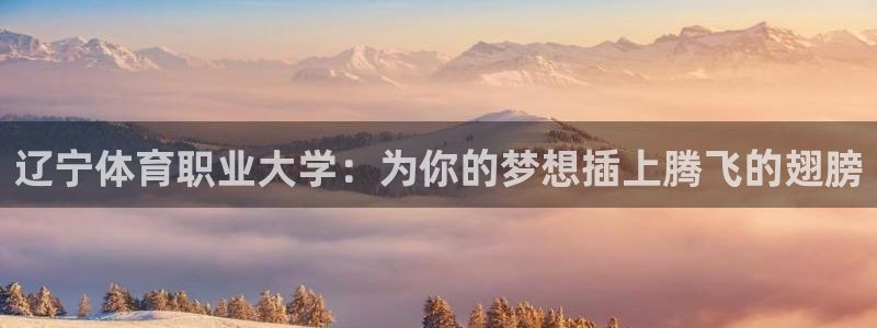 米兰体育官方正版app开户：辽宁体育职业大学：为你的梦想插上