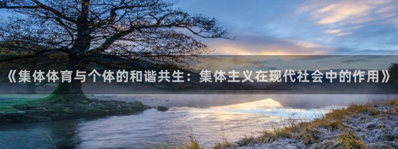 米兰体育官网下载平台注册流程图：《集体体育与个体的和谐共生：